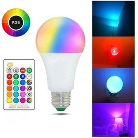 Resim Prize Tak Çalıştır Kumandalı, 16 Farklı Işık Renkli, Çakar Modlu Akıllı Led Ampul Kaliteli Rgb Ampul 