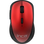 Resim Inca IWM-395TK 1600 Dpi Kırmızı Kablosuz Mouse Inca