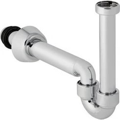 Resim Geberit Geberi U Tipi Lavabo Sifonu Parlak Krom 