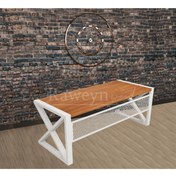 Resim deryawood Raweyn Leva Masif Ahşap Ofis Masası-beyaz Ayak-85x140x76 Cm 