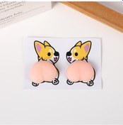 Resim Honmex Corgi Köpek Pop It Stickerleri - 3d Silikon Baskı Etkili, Çarpma Önleyici, Temizlenebilir, 2 Adet Paket 