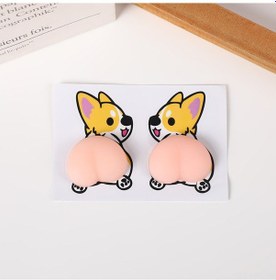 Resim Honmex Corgi Köpek Pop It Stickerleri - 3d Silikon Baskı Etkili, Çarpma Önleyici, Temizlenebilir, 2 Adet Paket 