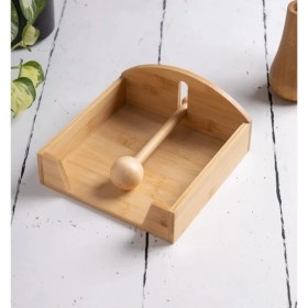 Resim Ahşap Peçetelik 