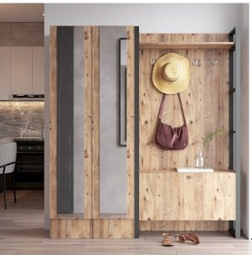 Resim Robinhome Robin Home Vegas Serisi No 18 Vestiyer Portmanto Ayakkabılık 