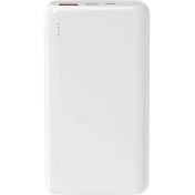 Resim Wiwu WI-P008 Rainbow LED Işıklı Göstergeli Renkli Taşınabilir Powerbank Pd 22.5W 10000MAH Beyaz 