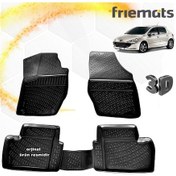 Resim Peugeot 307 3D Paspas Havuzlu Siyah Hb 2001-2008 Arası 4 Prç N11.24126 