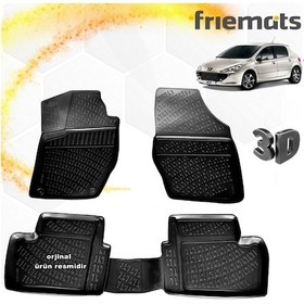 Resim Peugeot 307 3D Paspas Havuzlu Siyah Hb 2001-2008 Arası 4 Prç N11.24126 