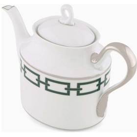 Resim Seramik Çaydanlık Catene 900ml Ginori 1735 Gio Ponti Motifli, Kapaklı, El Yapımı Çok Renkli 