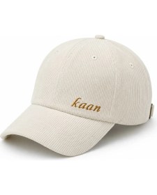 Resim Tesbihane Unisex Beyzbol Şapkası - Isme Özel Nakışlı - Premium Kadife Kumaş - Krem Rengi - Metal Tokalı 