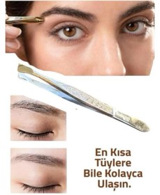 Resim Deepdwell Profesyonel Gold Renk Cımbız, Kaş Bıyık Alma Aleti 