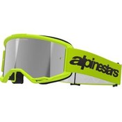 Resim Alpinestars Vision 3 Wordmark Goggle Kross Gözlüğü Sarı / Gümüş 