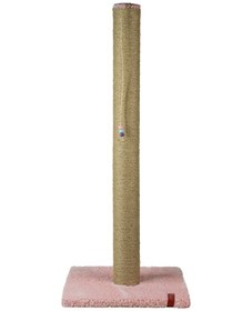 Resim 82cm Lüx Tırmalama Tahtası Catnipli Jüt Tırmalama Pembe Minder Yüzey 
