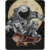 Resim Flipped Skateboard Astronot Bilek Destekli Tasarım Mouse Pad 
