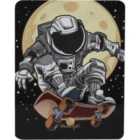 Resim Flipped Skateboard Astronot Bilek Destekli Tasarım Mouse Pad 