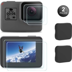 Resim Gopro Tempered Glass Lens ve Screen Protector Kit For Hero8 