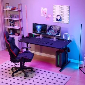 Resim Trophy- x Oyuncu ve Bilgisayar Masası-Siyah 160 x 76 x 80 cm 