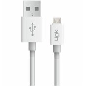 Resim Linktech K558 2.4 A Beyaz Micro USB Şarj ve Data Kablosu Linktech