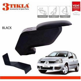 Resim 3 Tıkla Renault Clio Hb 1998 2005 Delmesiz Çelik Ayaklı Siyah Kolçak Kol Dayama 