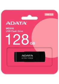 Resim Adata Uc310-128gb 128gb Usb3.2 Gen1 Black Flash Bellek 