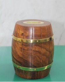 Resim 9018720784330lmr - Larimar Pirinç Detaylı Fıçı Kumbara Model 4 