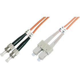Resim Beek ST-SC Fiber Optik Patch Kablo, Multimode OM 1 62.5/125 Duplex, 3.0mm, LSZH, 15 metre 