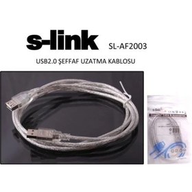 Resim S-link SL-AF2003 3mt 2.0 Usb Uzatma Kablosu S-link SL-AF2003 3mt 2.0 Usb Uzatma Kablosu