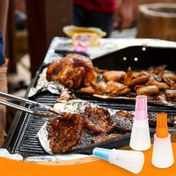 Resim 1pc Silikon Fırçalı Yağ Püskürtme Cihazı, Gıda Sınıfı, Dayanıklı Mutfak Aleti, BBQ, Pişirme ve Fırın için Yağ Püskürtme ile 