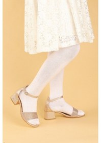 Resim Kiko Kids 761 Çatlak Günlük Kız Çocuk 3 Cm Topuklu Sandalet Ayakkabı Bakır 001 