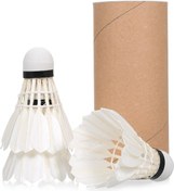 Resim Neevoyu 3 Adet Tüp Paketli Badminton Topu - Lif Tahta Mantar Başlı Ve Plastik Malzeme İle Oyun İçin 