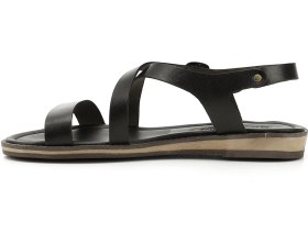 Resim Gönderi R Kadın Siyah Hakiki Deri Sandalet Dyza50445023 Siyah 