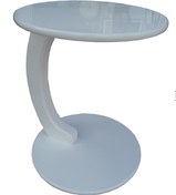 Resim UFO C SEHPA MDF Parlak Beyaz Lake Boya, Altı Tekerlek Kanepede Oturarak Çalışma İmkanı Tekerli El Yapım 