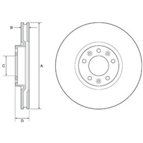 Resim Peugeot 5008 Ii 2.0 Bluehdi 180 2018-2019 Delphi Ön Fren Diski 2 