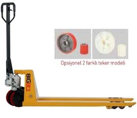 Resim Biglift RM ACE 25 Beyaz Teker 2.5 Ton Transpalet 