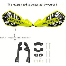 Resim Hightower Ktm Yamaha Honda Exc Crf Universal Sarı Siyah Off-road Motorcycle El Koruyucu 