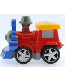 Resim MEGA Sürtmeli Kırılmaz Kırmızı Tren G138 