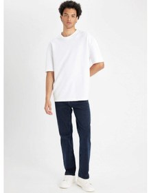 Resim DeFacto Sergio Regular Fit Normal Kalıp Normal Bel Boru Paça Jean Pantolon W7086AZ24AUNM83 