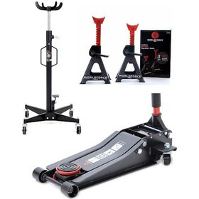 Resim Worldforce 3 Ton Kriko. 500kg Şanzıman Kriko. 3 Ton Sehpa Seti 