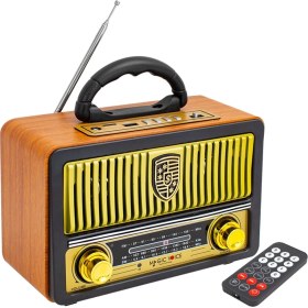 Resim Renkli Kablosuz Çok Fonksiyonlu Nostaljik Radyo Usb/sd/fm/bt Desteklidir 