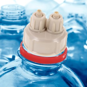 Resim 4 Adet Akvaryum CO2 Jeneratörü Karbon Dioksit Reaktörü - Hızlı Döner Şişe Kapağı Hava Dağıtıcı, Çift Boru Bağlantıları ve O-Ring Conta ile Su Kalitesi & Gaz Dağılması için DIY Balık Tankı Aksesuarları 