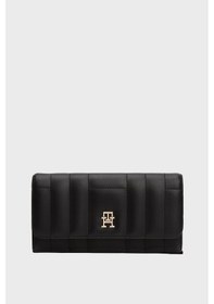 Resim Tommy Hilfiger Bayan Cüzdan Aw0aw17475 Bds Siyah Siyah 