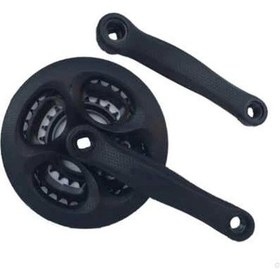 Resim Aynakol Mtb Bisiklet İçin 42/34/24t 170mm Siyah Ayk-301 