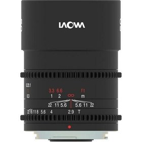 Resim Laowa Cine APO 50mm T2.9 Makro Lens (MFT, Feet/Metre) 