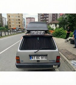 Resim MOPS TOFAŞ KARTAL Siyah Raylı Oto Perde 5 CAM UYUMLU 