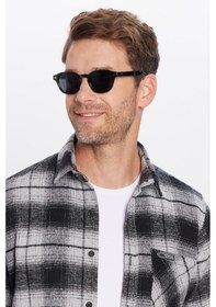 Resim Tudors Erkek Slim Fit Dar Kesim Oduncu Tek Cepli Kareli Kışlık Gömlek-32102 Çok Renkli 