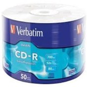 Resim Verbatim CD-R 700MB 80 Dakika 52X Hızında 50'li Spindle 43787 12 Paket(1Koli) 