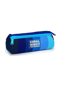 Resim Coral High Lacivert Mavi Renk Geçişli Erkek Çocuk İlkokul Ve Ortaokul'a Uygun Üç Gözlü Kalemlik Çok Renkli 