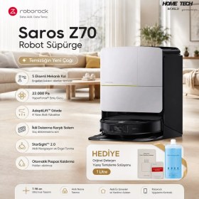 Resim Roborock Saros Z70 Robot Süpürge Gümüş 