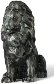 Resim Evene Biblo Dekoratif Obje Heykel Aslan Biblo Dekoratif Süs Eşyası Gümüş Eskitme Renk Model 36, ebiblomodel36 