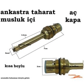 Resim Ankastre Taharat Musluğu İçi Aç Kapa Taharet Musluk İçi Küçük Boy 