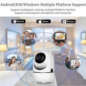 Resim MCM Group Ev Güvenlik 1080P Wifi Akıllı Kamera Bebek Monitör Hareket Algılama Sesli Alarm Ses Dinleme Gece Görüş Tf Kart Bulut Depolama Bebek Kamerası 